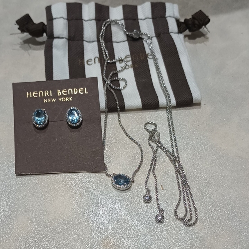 Henri Bendel Blue Jewelry Set